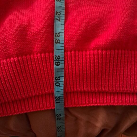 Chic Pink Sweater with Black Accents Women's Large - Picture 11 of 11